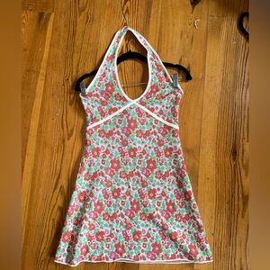 Zara Halter Floral Dress